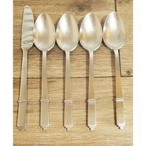 Stanley‎ Roberts Stuart Lot 4 Spoons 1 Knife